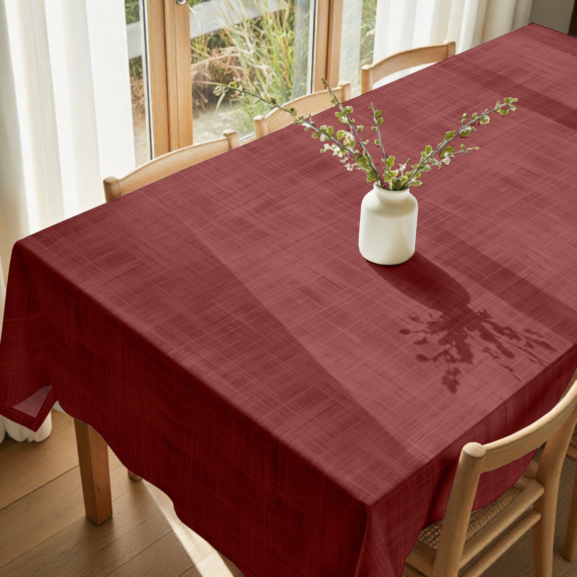 Mantel de tela Rojo