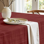 Mantel de tela Rojo
