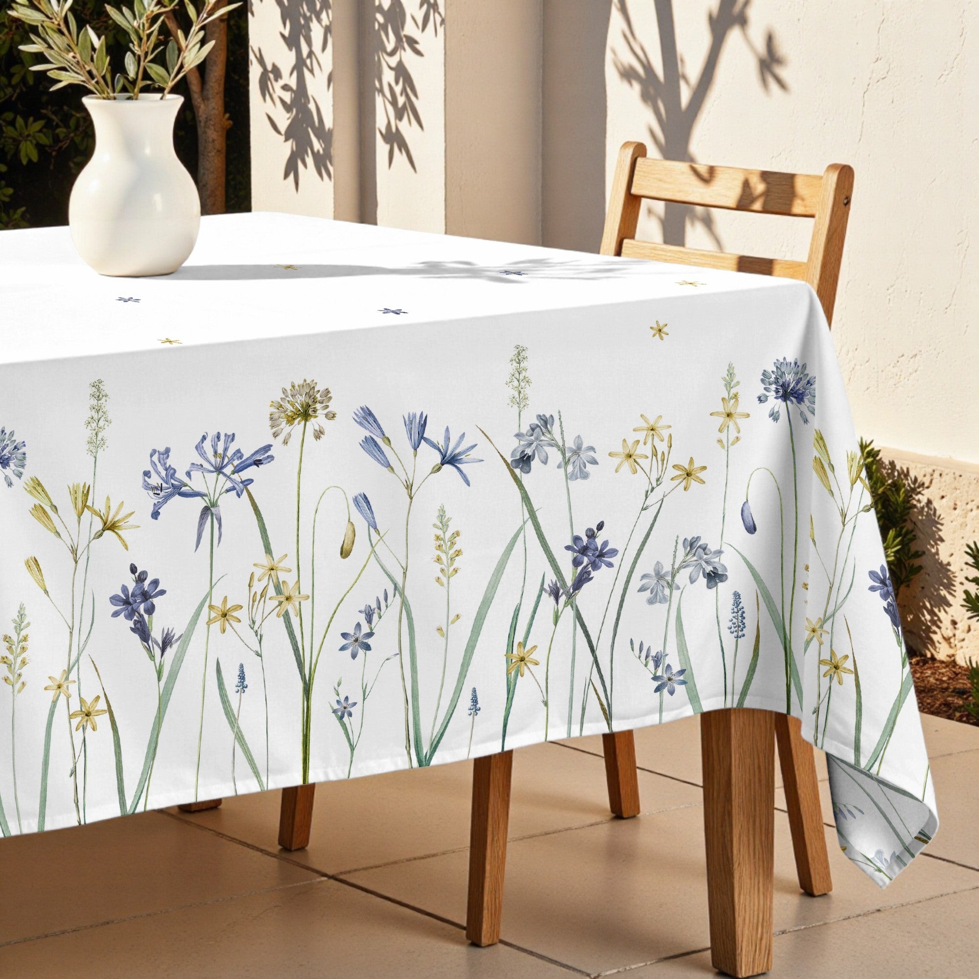 Mantel de tela Samari Cenefa Central