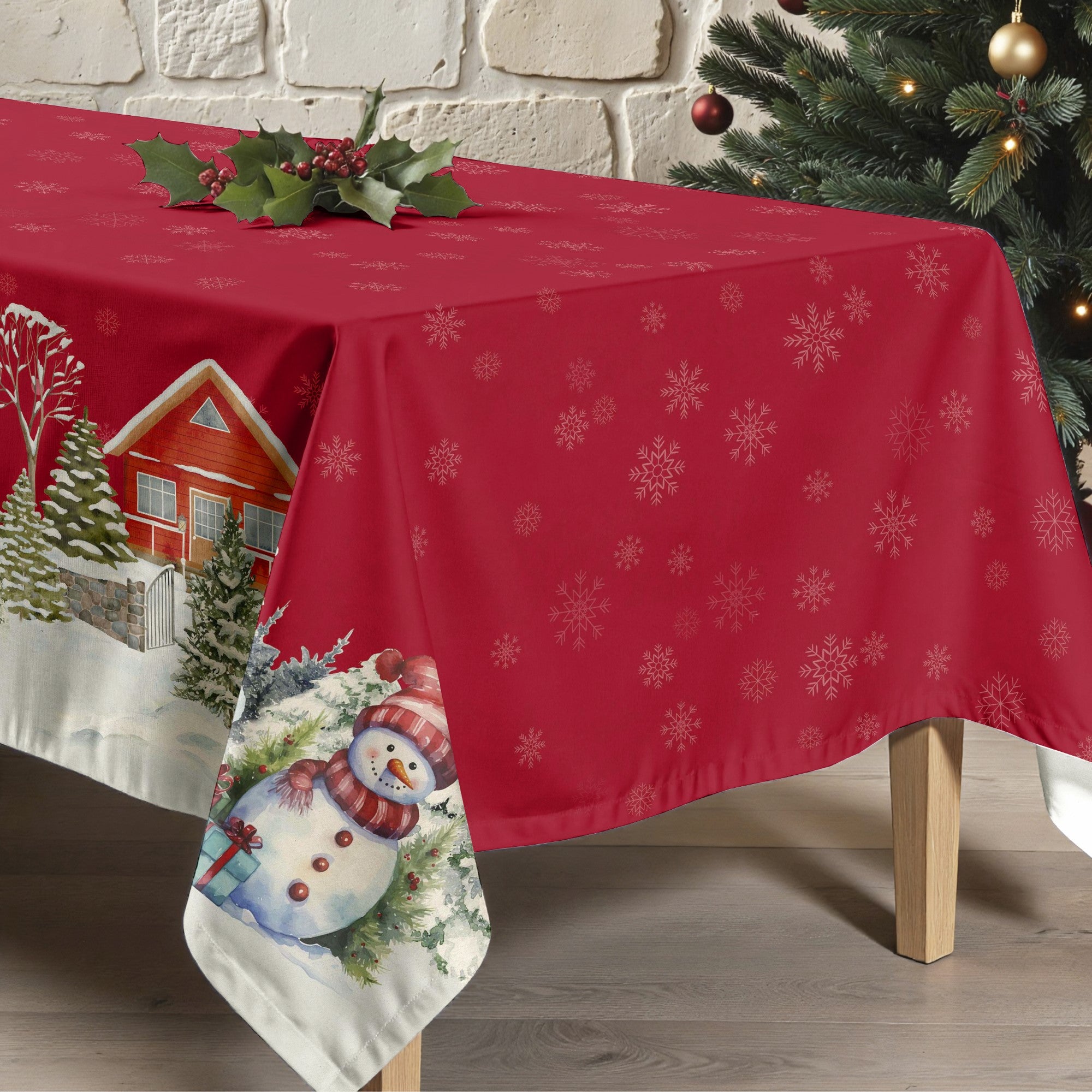 Mantel antimanchas Snowman 1225