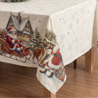 Mantel antimanchas 100% algodón Vintage christmas 1225
