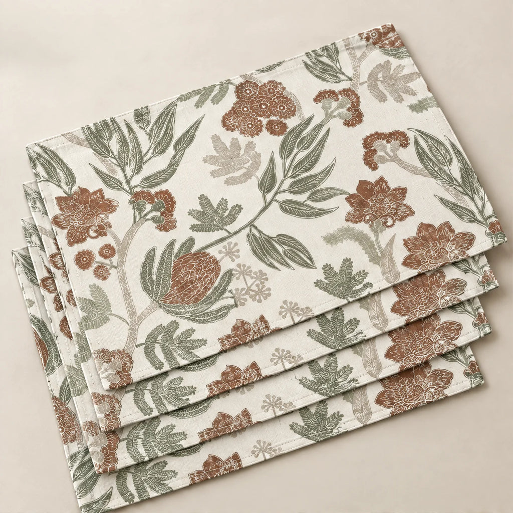 Mantel individual antimanchas pack 4 unidades Yuna