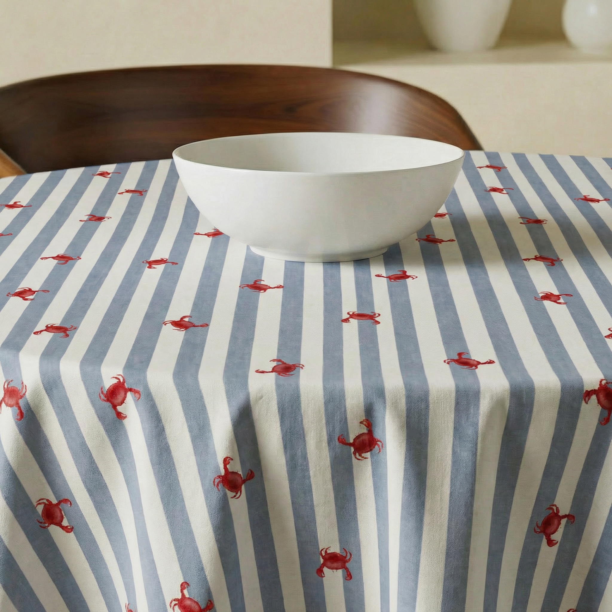 Mantel redondo resinado antimancas Greja