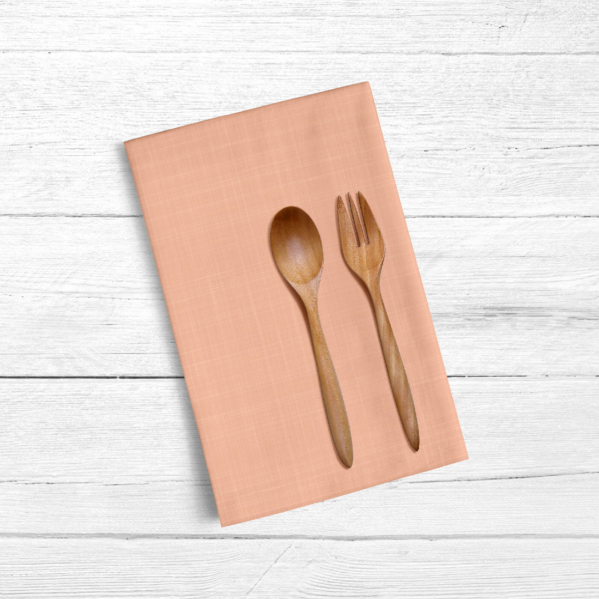 Pack 2 unidades paño de cocina lino 100% Dustypink 45x70 cm