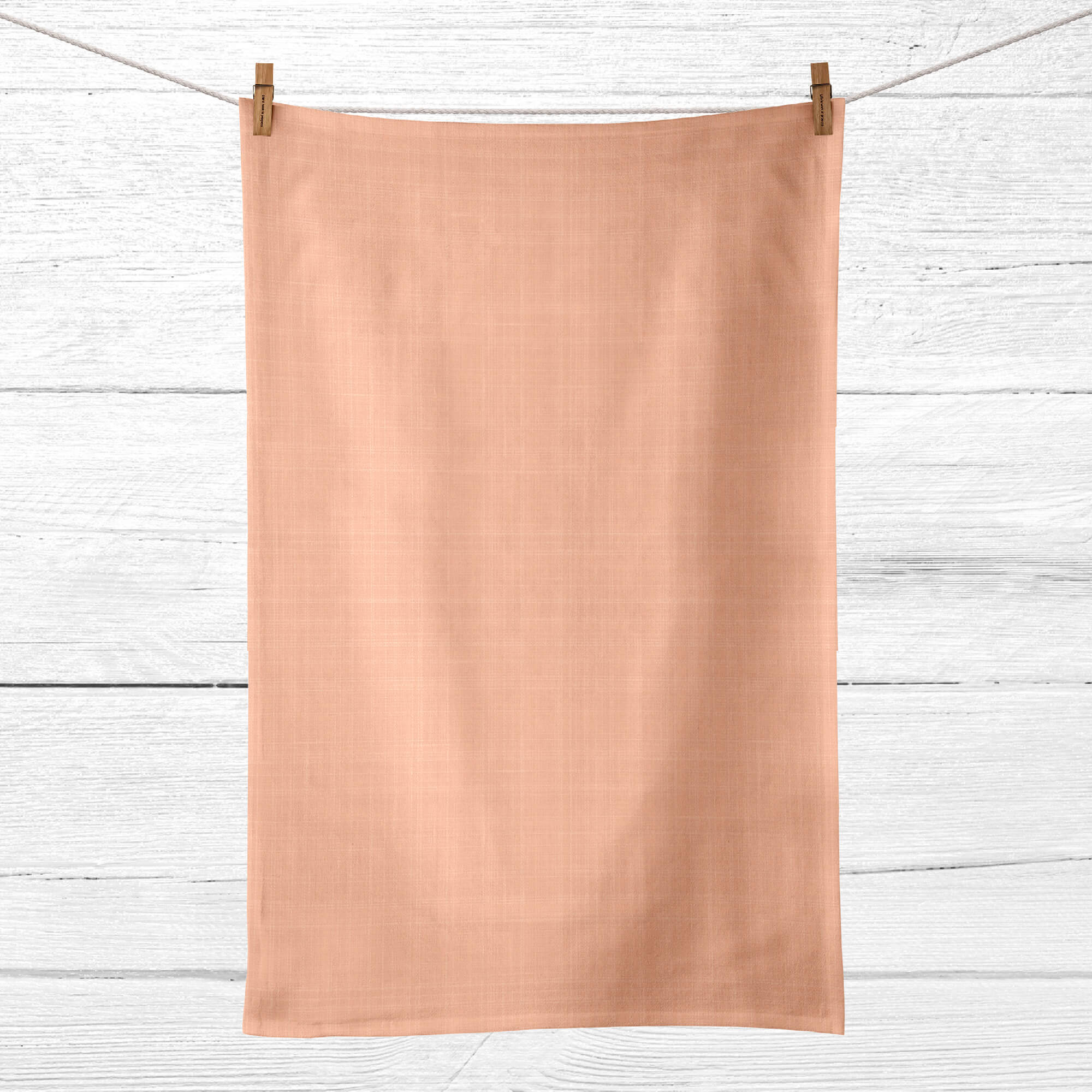Pack 2 unidades paño de cocina lino 100% Dustypink 45x70 cm