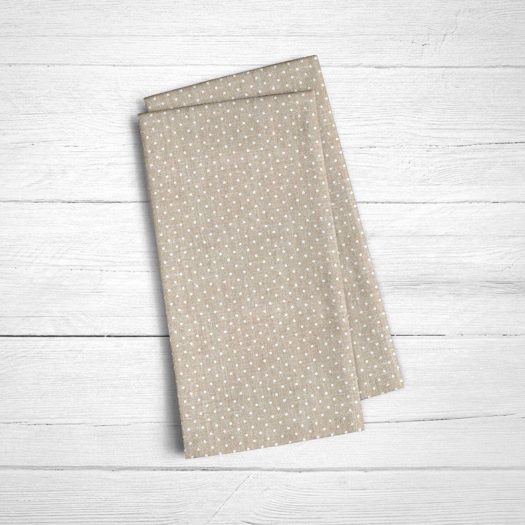 Pack 2 unidades servilletas Plumeti Blanco 100% algodón 45x45 cm