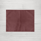 Pack 2 unidades mantel individual hidrófugo antimanchas Lino 100% Burdeos 45x35 cm