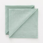 Pack 2 unidades servilletas Lino 100% Aqua 50x50 cm