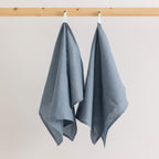 Pack 2 unidades paño de cocina lino 100% Denim Blue 45x70 cm