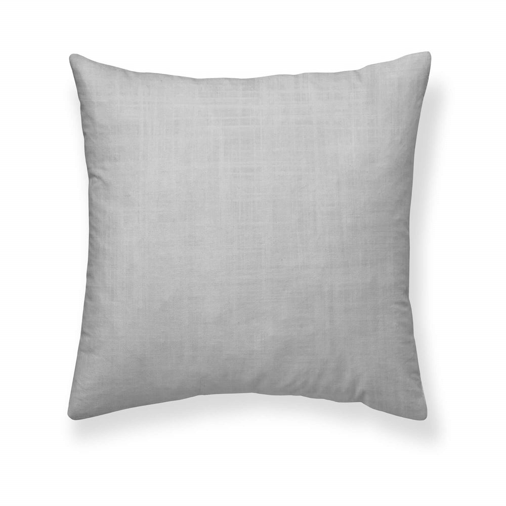 Funda de cojín 100% algodón Gris 50x50 cm 0