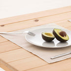 Pack 2 unidades mantel individual hidrófugo antimanchas Lino 100% Fresno 45x35 cm