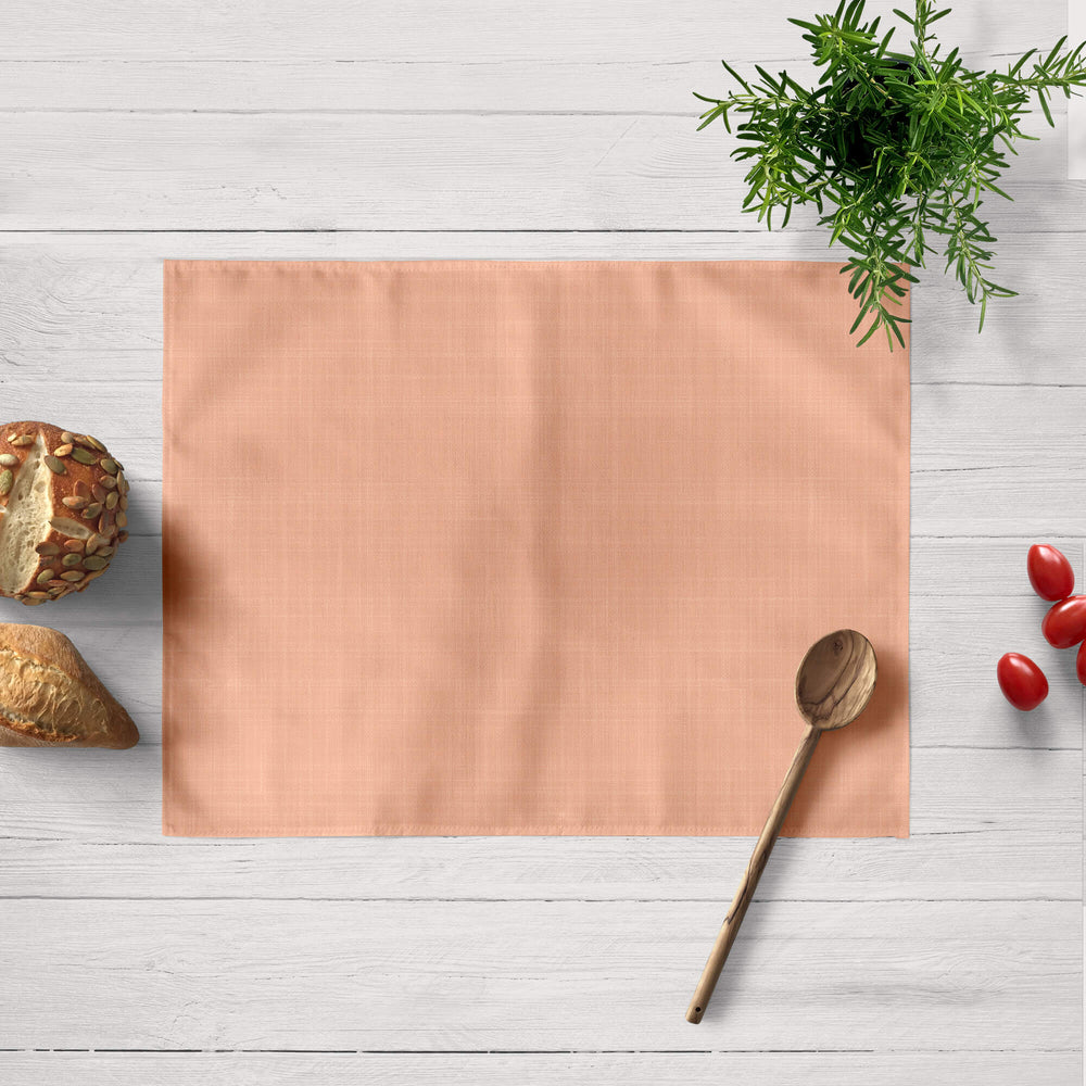 Pack 2 unidades mantel individual hidrófugo antimanchas Lino 100% Dustypink 45x35 cm 0