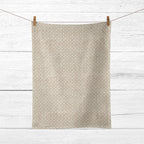 Pack 2 unidades paño de cocina Plumeti Blanco 100% algodón 45x70 cm