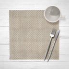 Pack 2 unidades servilletas Plumeti Blanco 100% algodón 45x45 cm