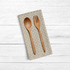 Pack 2 unidades paño de cocina Plumeti Blanco 100% algodón 45x70 cm