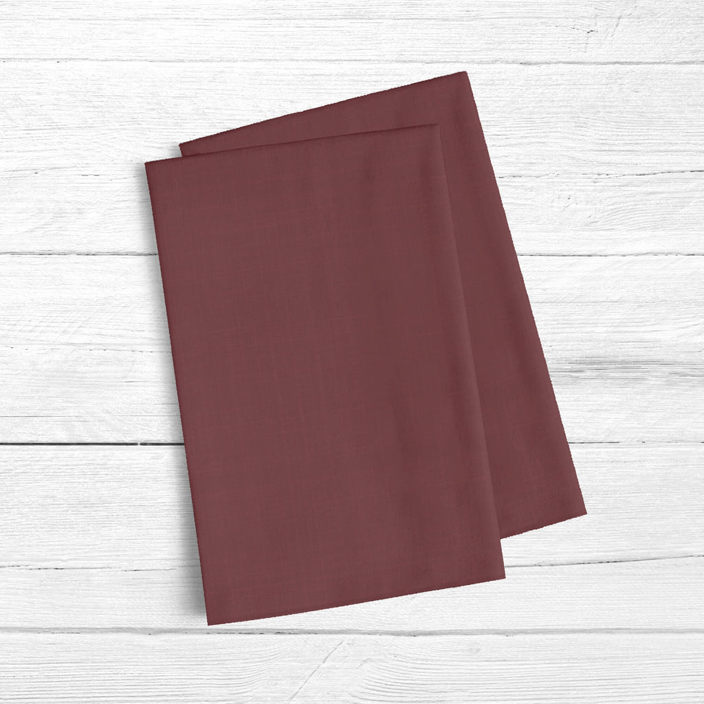Pack 2 unidades paño de cocina lino 100% Burdeos 45x70 cm