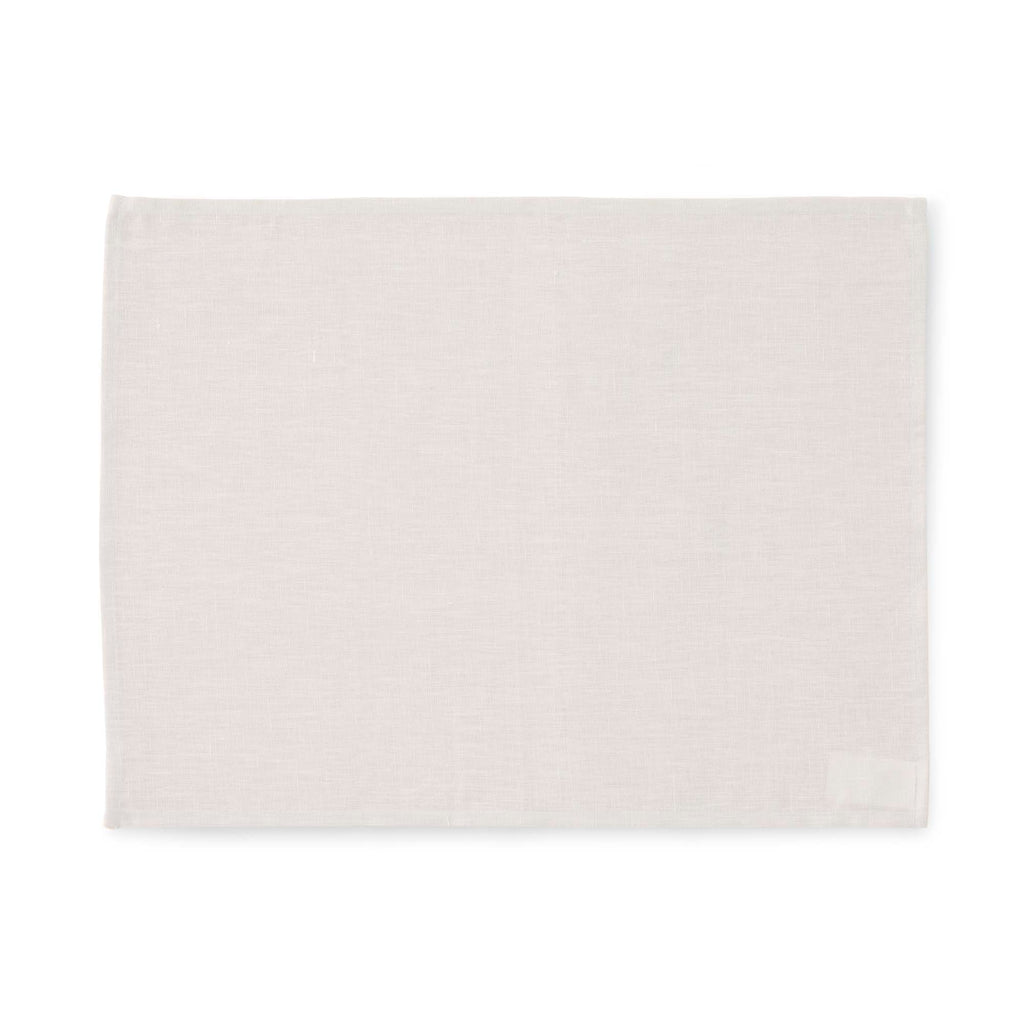 Pack 2 unidades mantel individual hidrófugo antimanchas Lino 100% Light Grey 45x35 cm