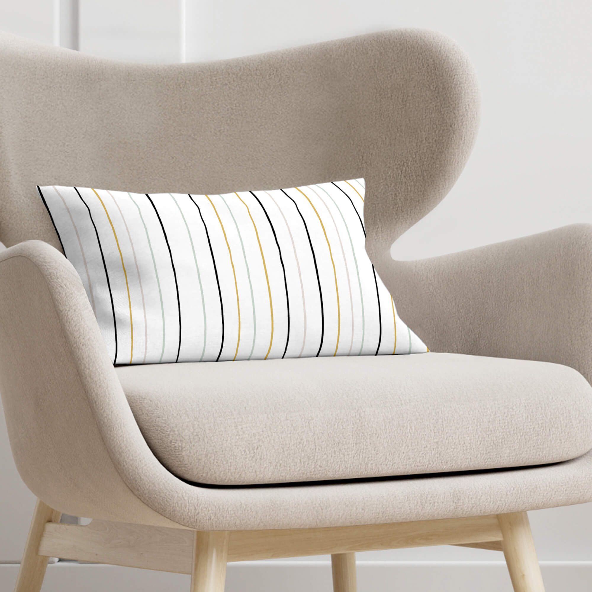 Funda de cojín Santorini C 100% algodón 30x50 cm