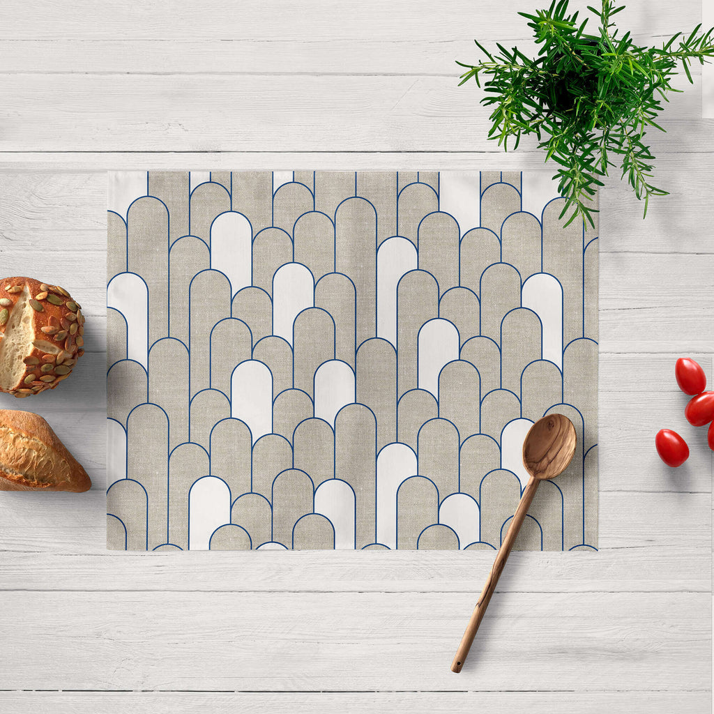 Pack 2 unidades mantel individual resinado 0120-138 100% algodón 45x35 cm
