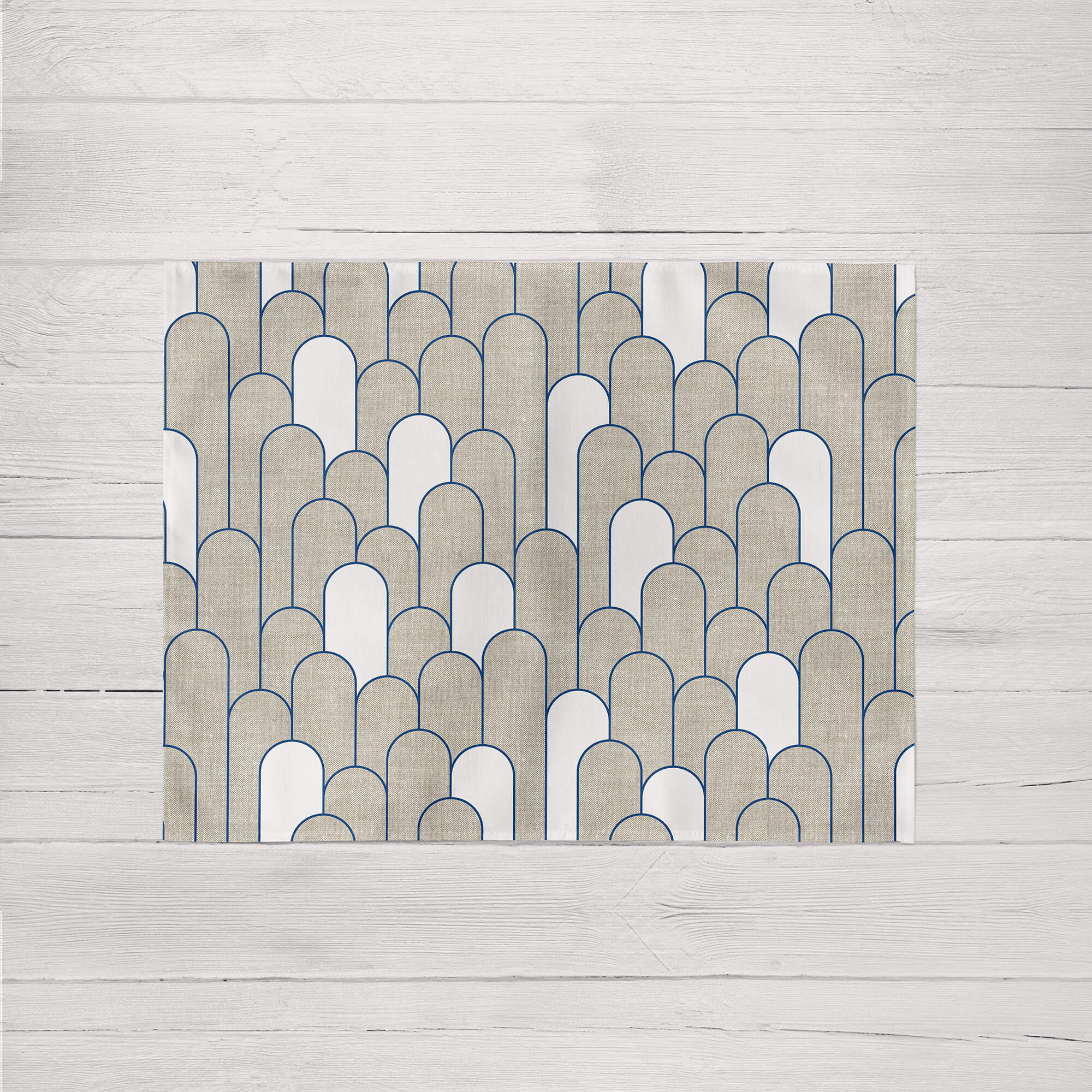 Pack 2 unidades mantel individual resinado 0120-138 100% algodón 45x35 cm