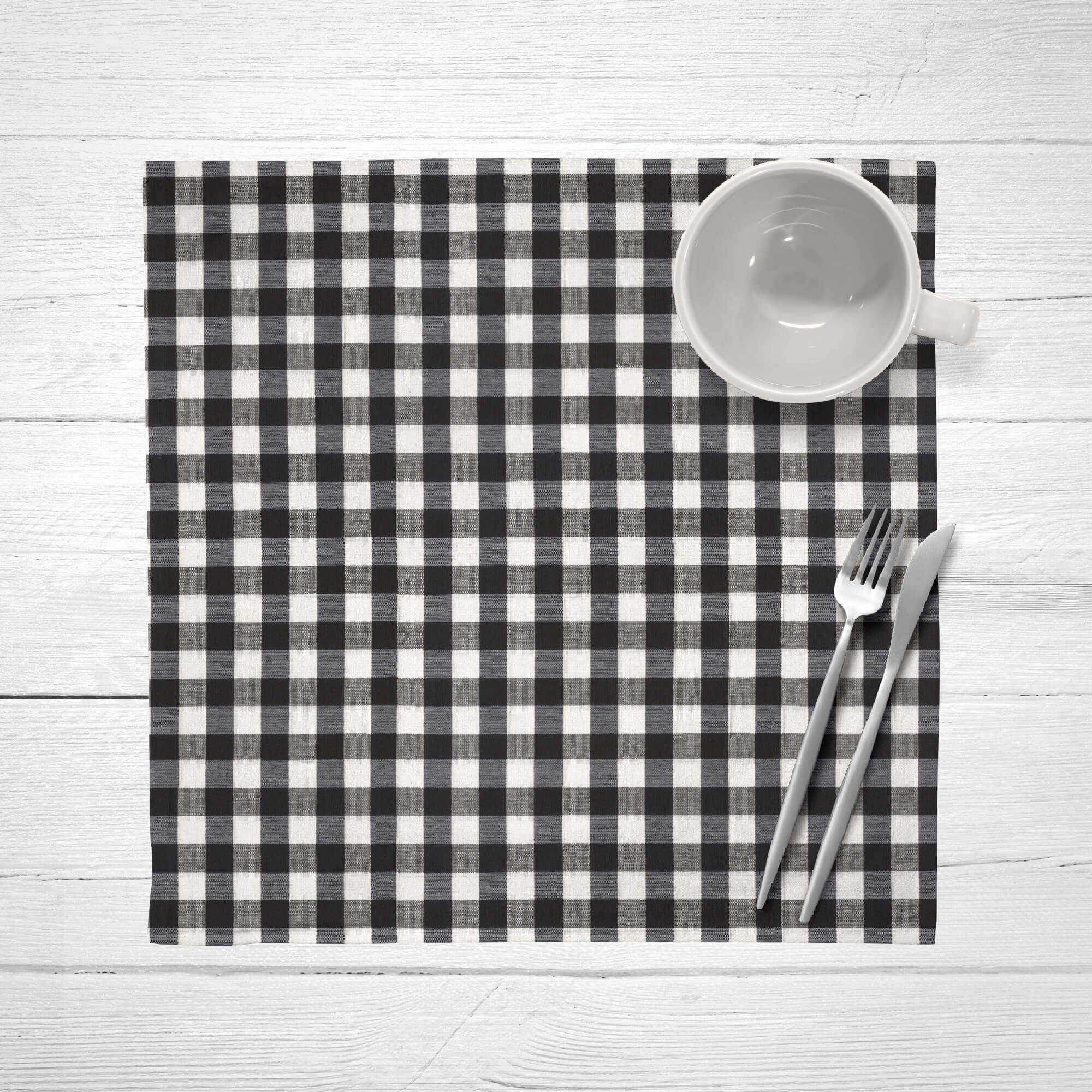 Pack 2 unidades servilletas Cuadros 150-319 - 45x45 cm