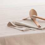 Pack 2 unidades paño de cocina lino 100% Taupe 45x70 cm
