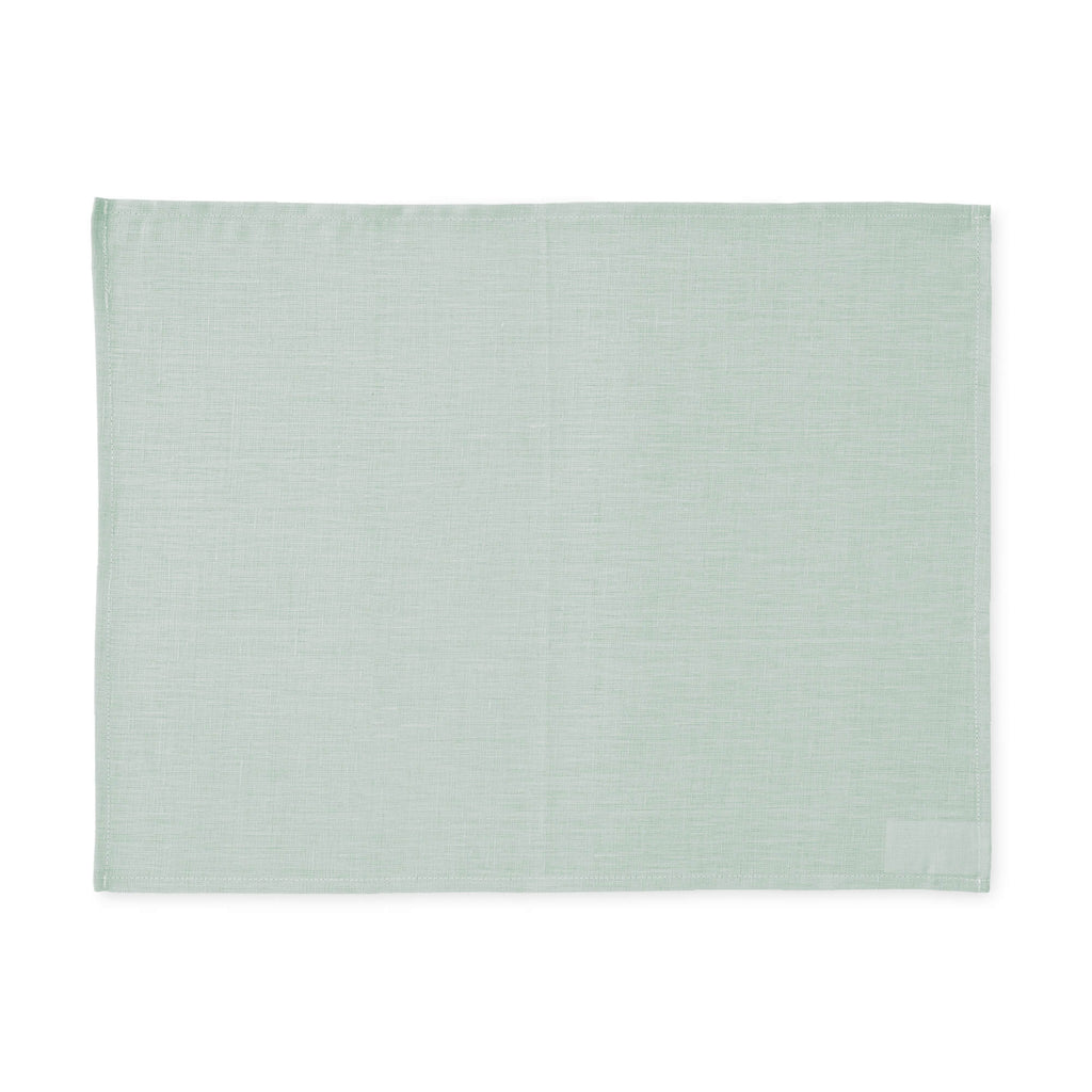 Pack 2 unidades mantel individual hidrófugo antimanchas Lino 100% Aqua 45x35 cm