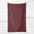 Pack 2 unidades paño de cocina lino 100% Burdeos 45x70 cm