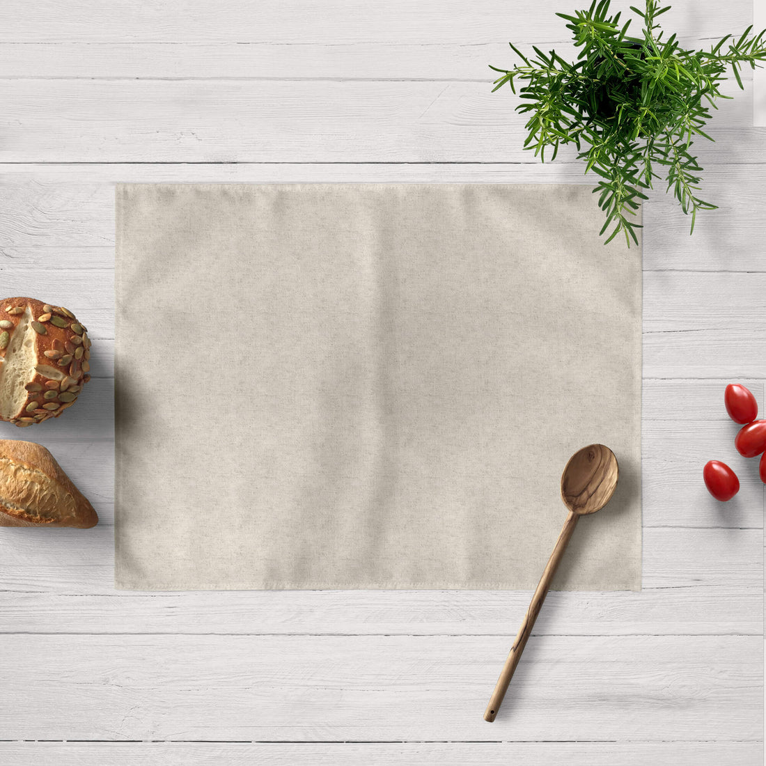 Pack 2 unidades mantel individual resinado Liso Lino 101 - 45x35 cm 1