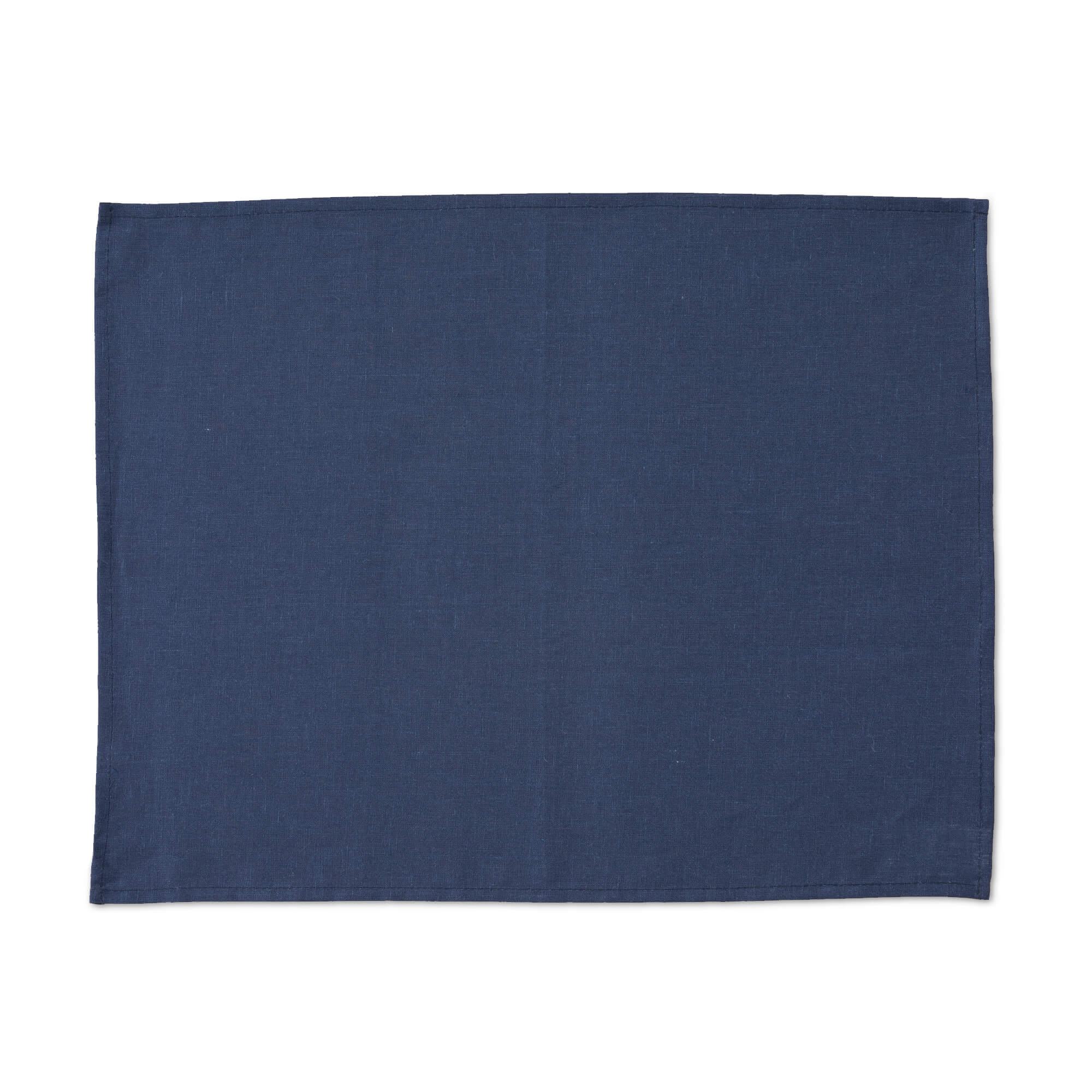Pack 2 unidades mantel individual hidrófugo antimanchas Lino 100% Night Blue 45x35 cm