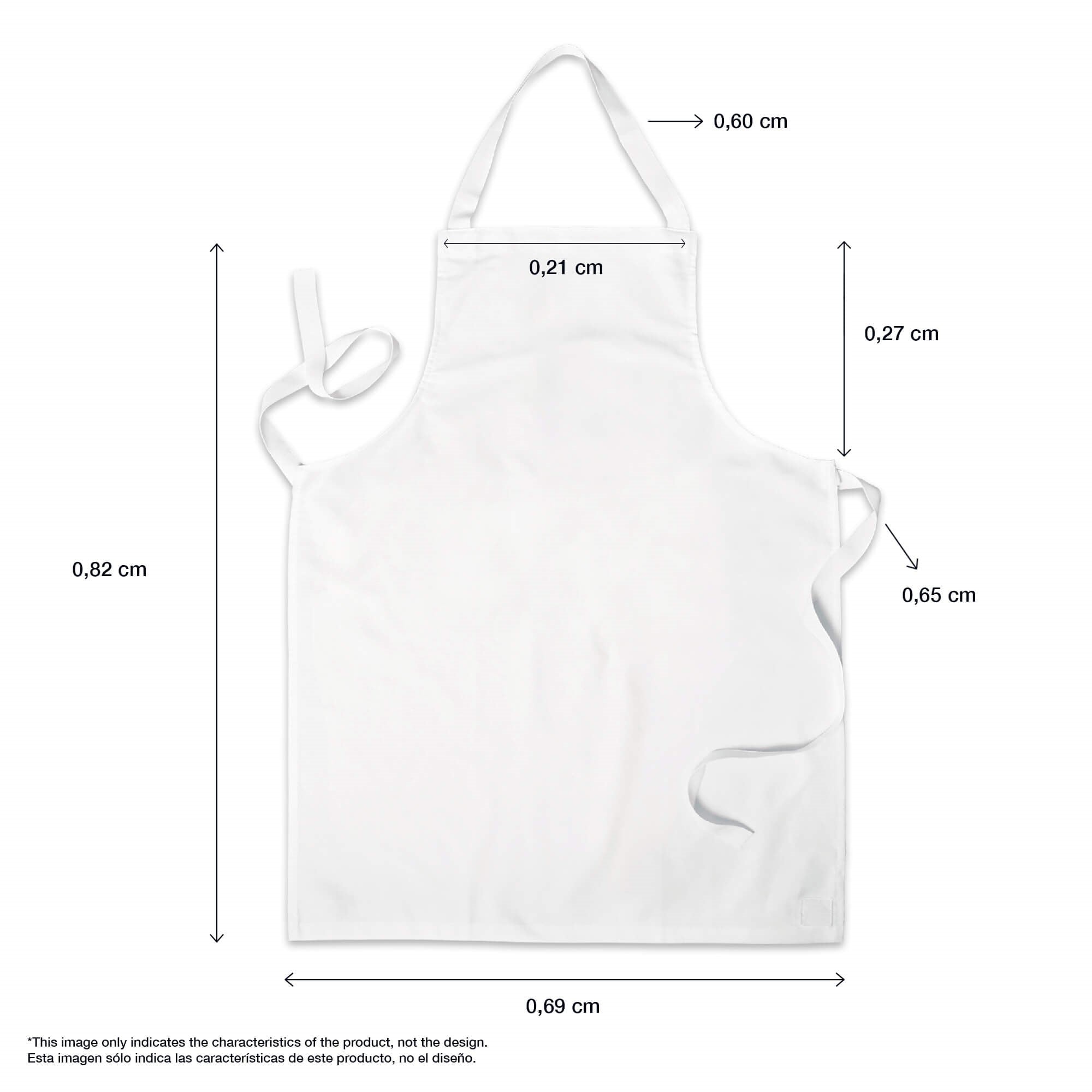 Delantal 0400-74 - 110x69 cm