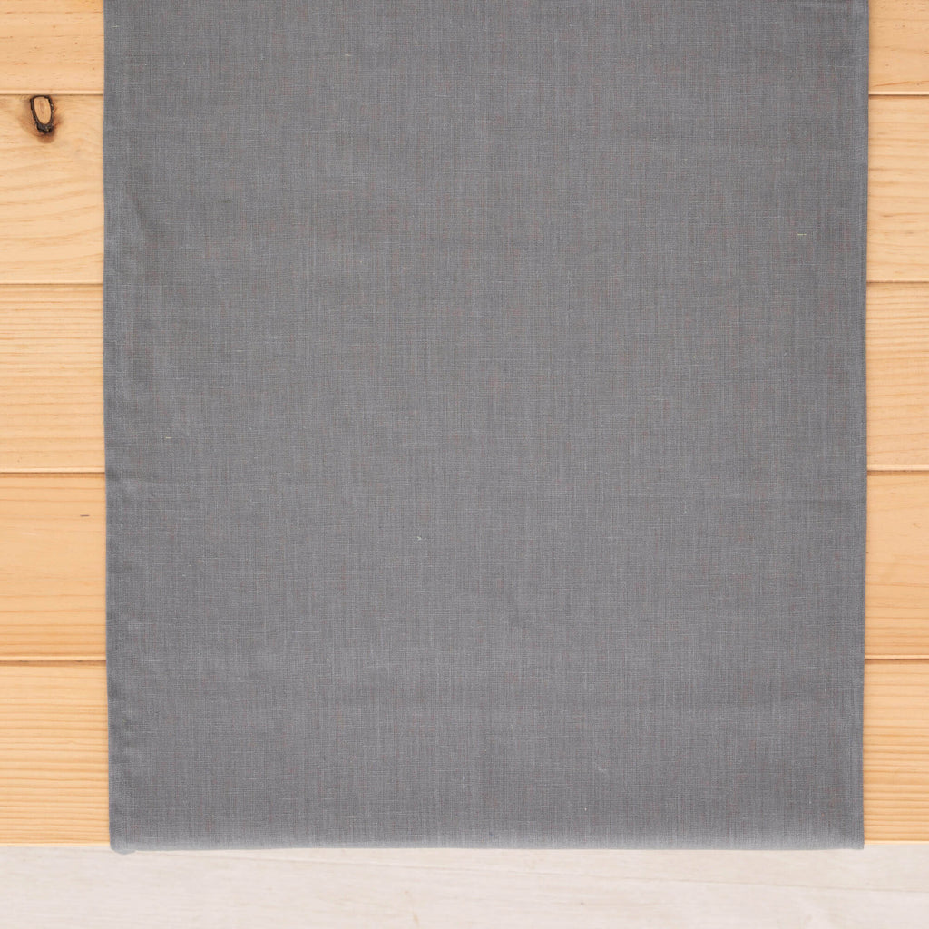 Camino de mesa lino 100% Antracithe 45x140 cm