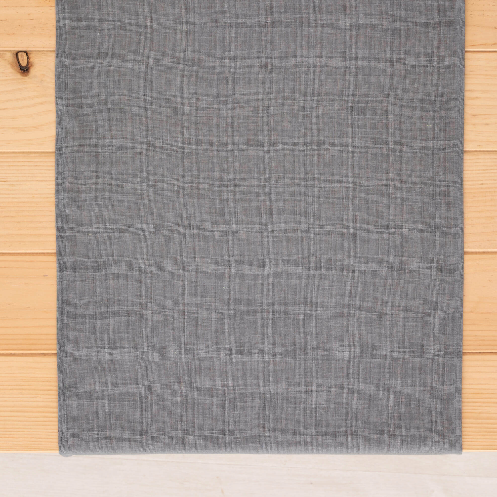 Camino de mesa lino 100% Antracithe 45x140 cm