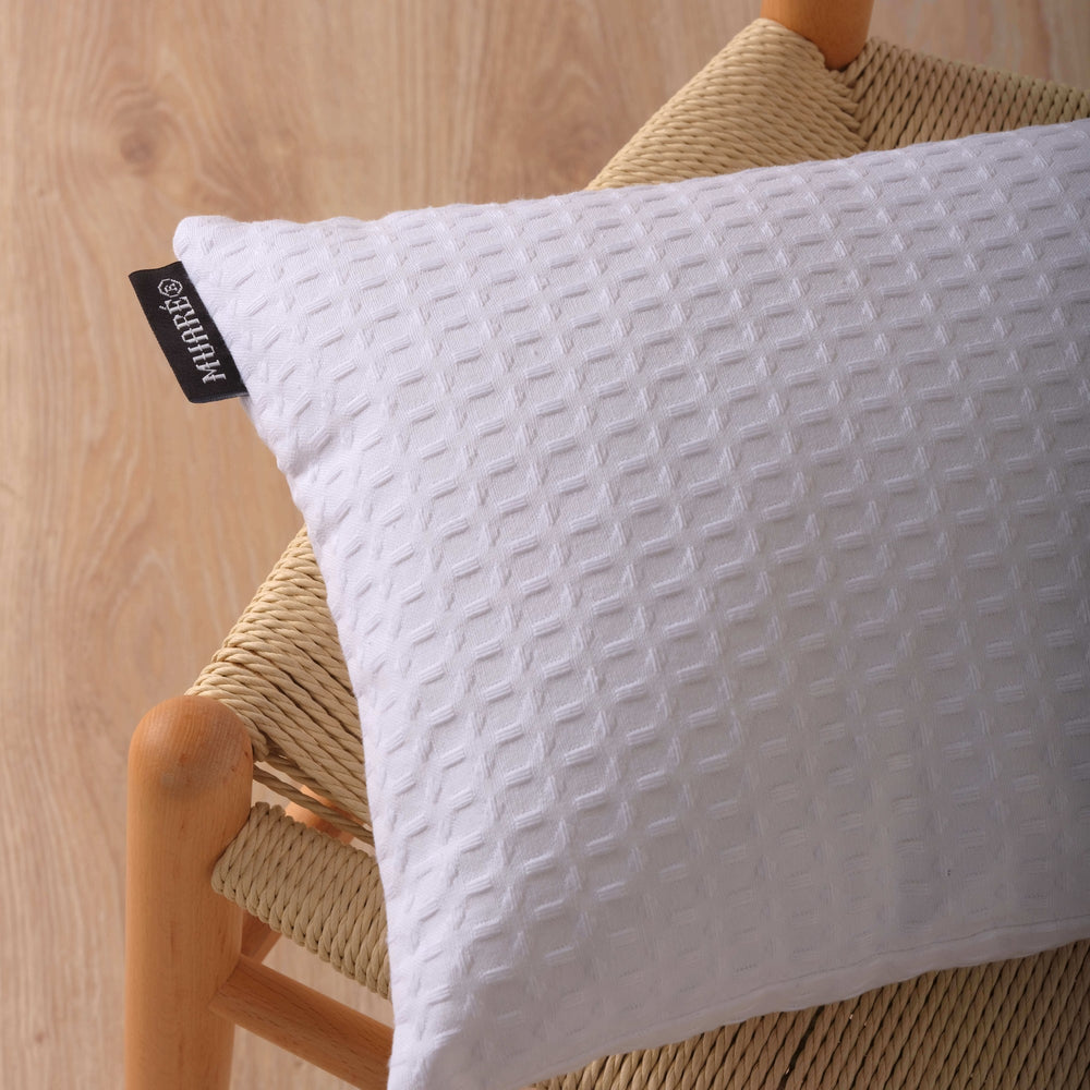 Kissengezug Waffle Blanco 30x50 cm