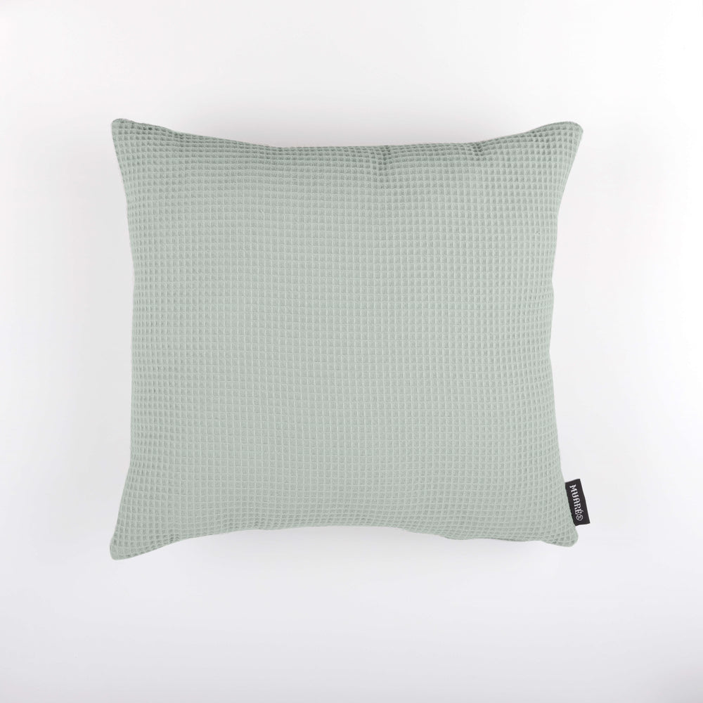 Kissengezug Waffle Verde Agua 50x50 cm