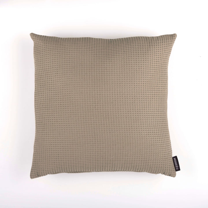 Waffle Wallnut cushion cover 50x50 cm