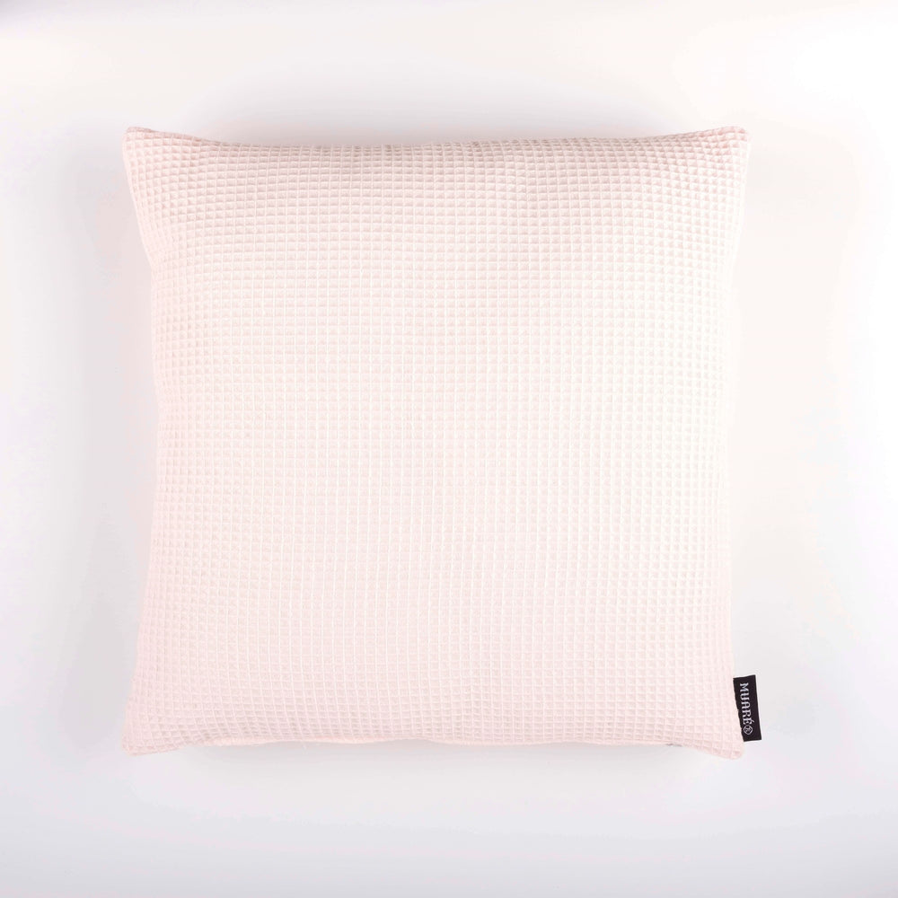 Kissengezug Waffle Salsa Rosa 50x50 cm