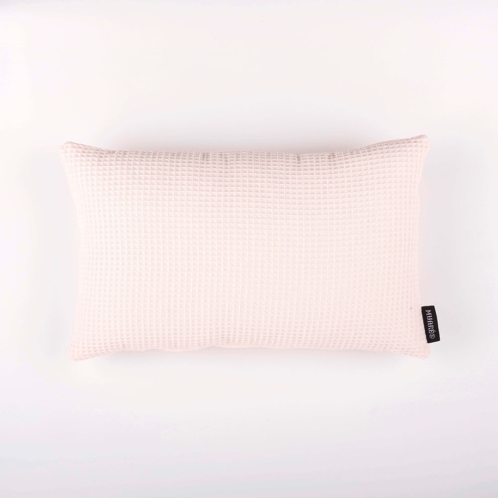 Kissengezug Waffle Salsa Rosa 30x50 cm