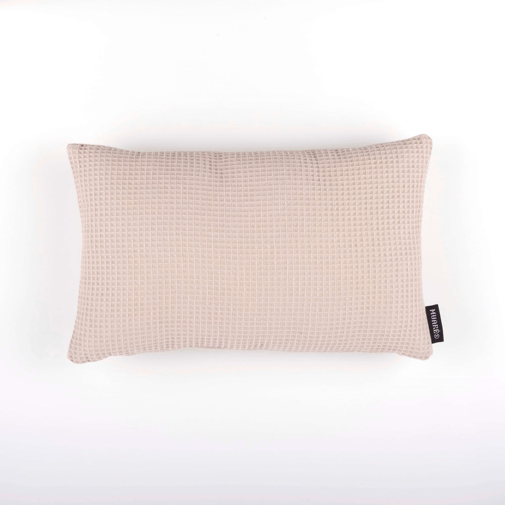 Kissengezug Waffle Pink 30x50 cm