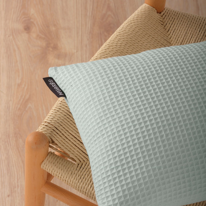 Waffle Mint cushion cover 30x50 cm