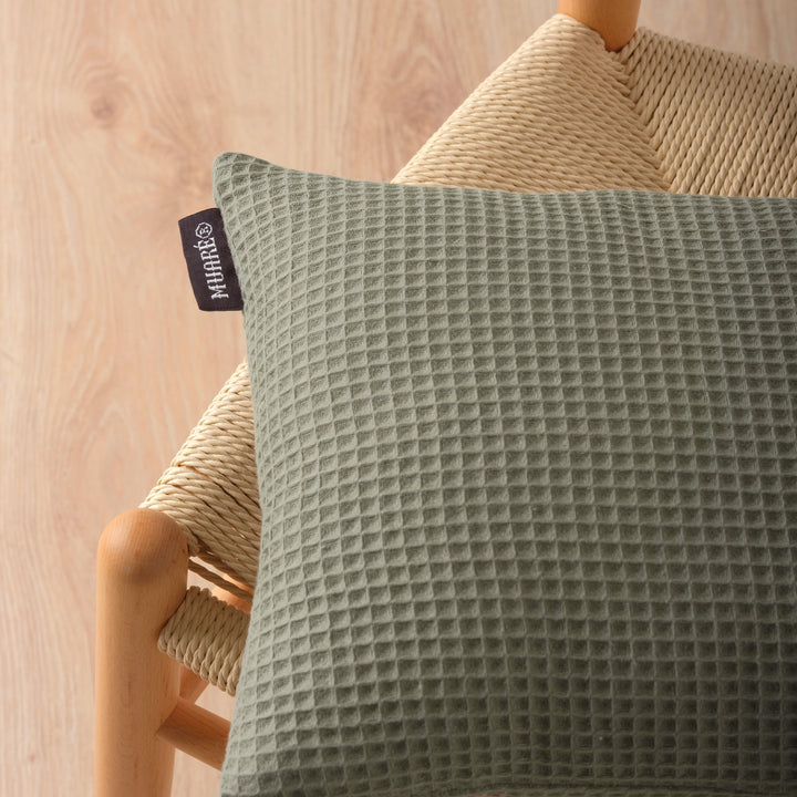 Waffle Desert Sage cushion cover 30x50 cm