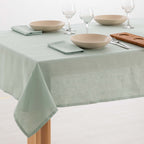 Mantel hidrofugo antimanchas Lino 100% Aqua