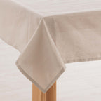 Mantel hidrofugo antimanchas Lino 100% Light Grey