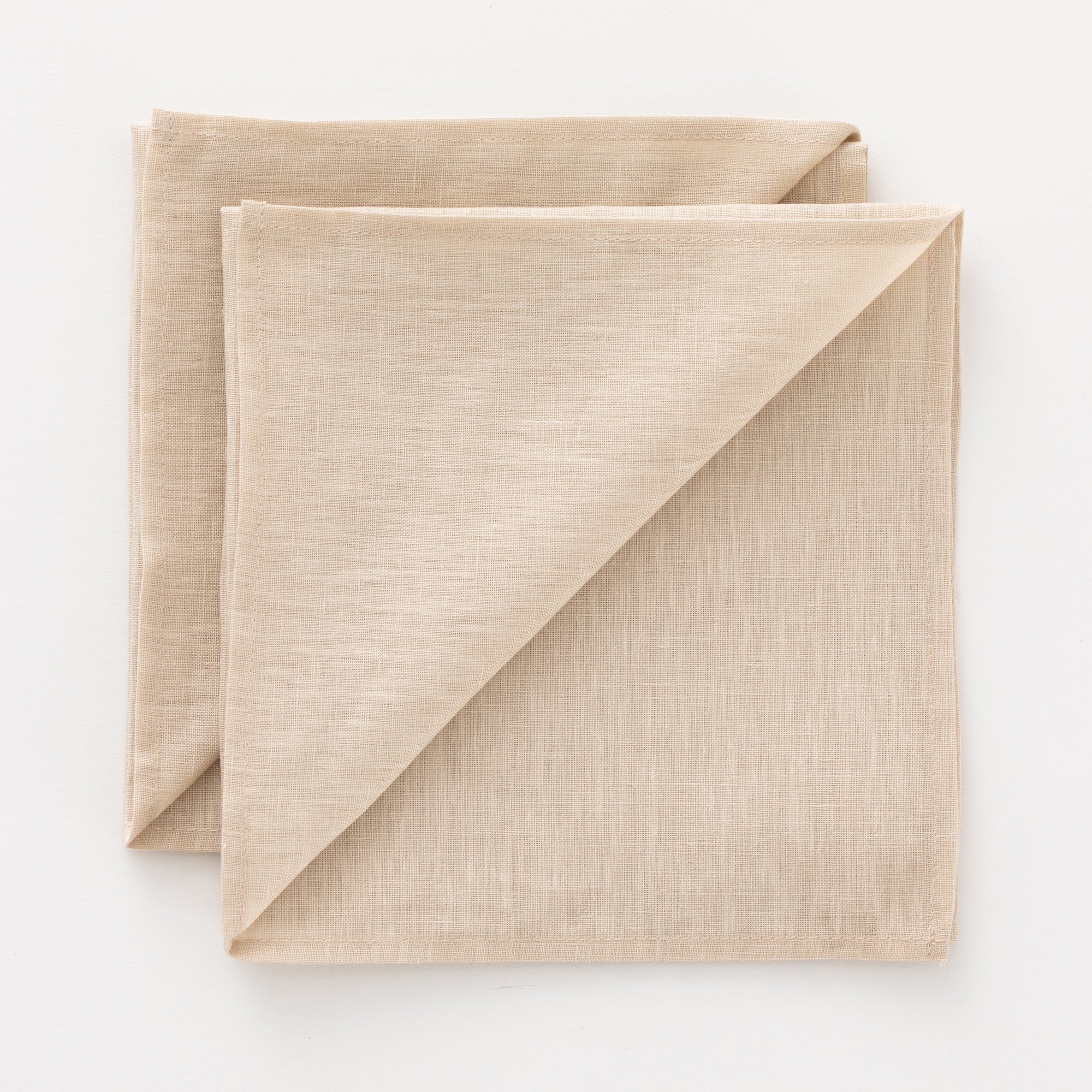 Pack 2 unidades servilletas Lino 100% Fresno 50x50 cm