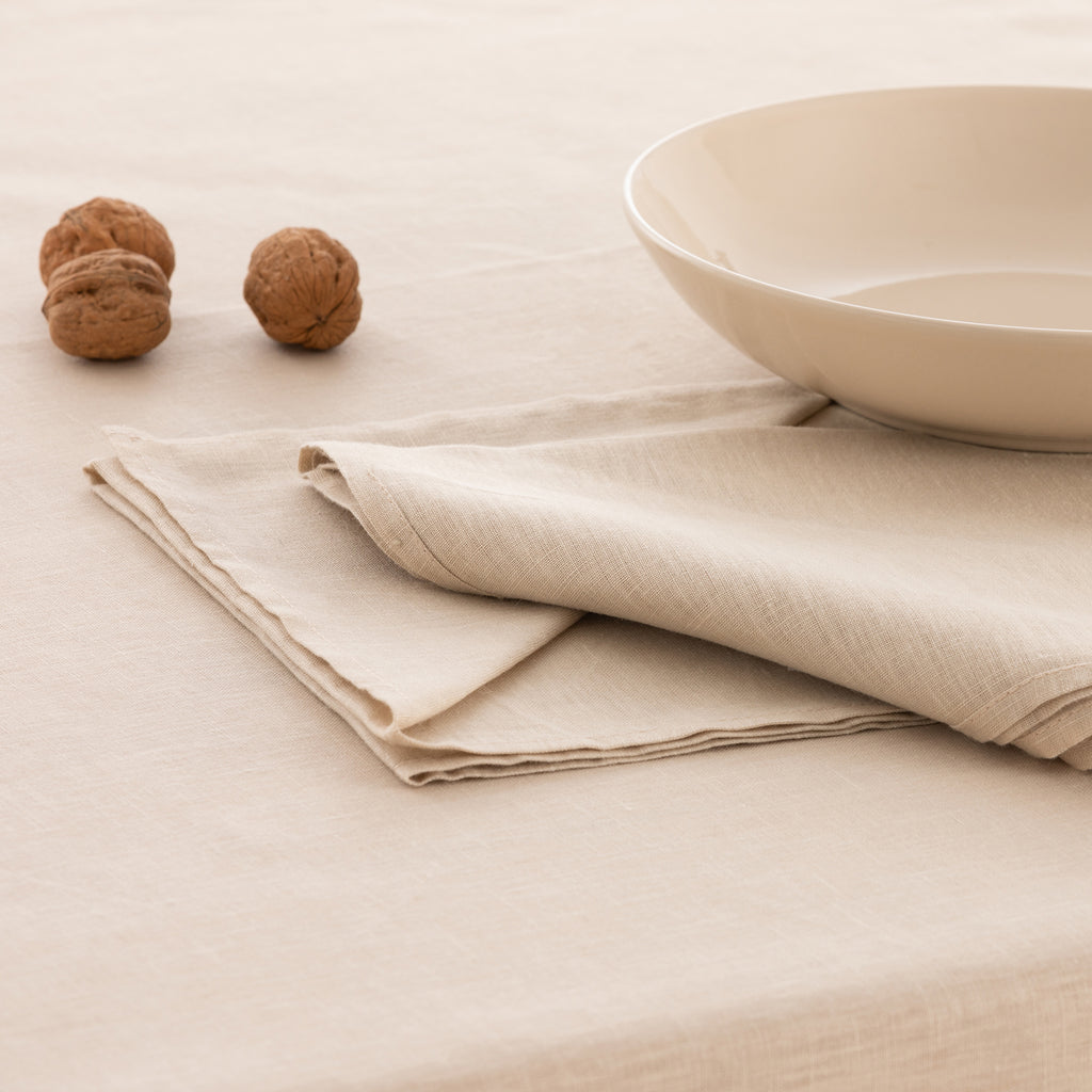 Pack 2 unidades servilletas Lino 100% Fresno 50x50 cm